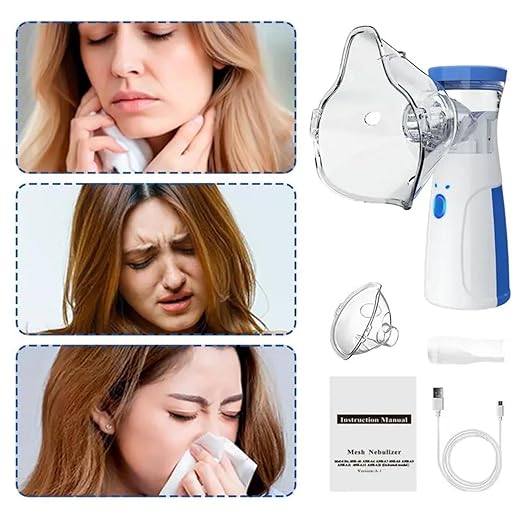 Compact Mesh Nebulizer  جهاز البخار الشبكي المحمول (نيبولايزر)